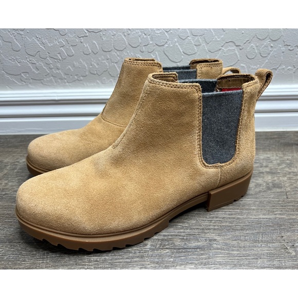 Sorel Women's Emelie II Chelsea Boots Leather Waterproof Brown Size 9.5 - Picture 4 of 9